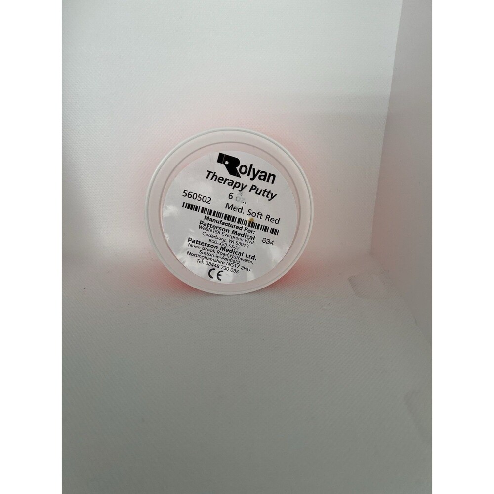 Roylan Therapy Putty Med Soft Red 6 oz Hand Therapy/Exercise/Stress Relief EUC